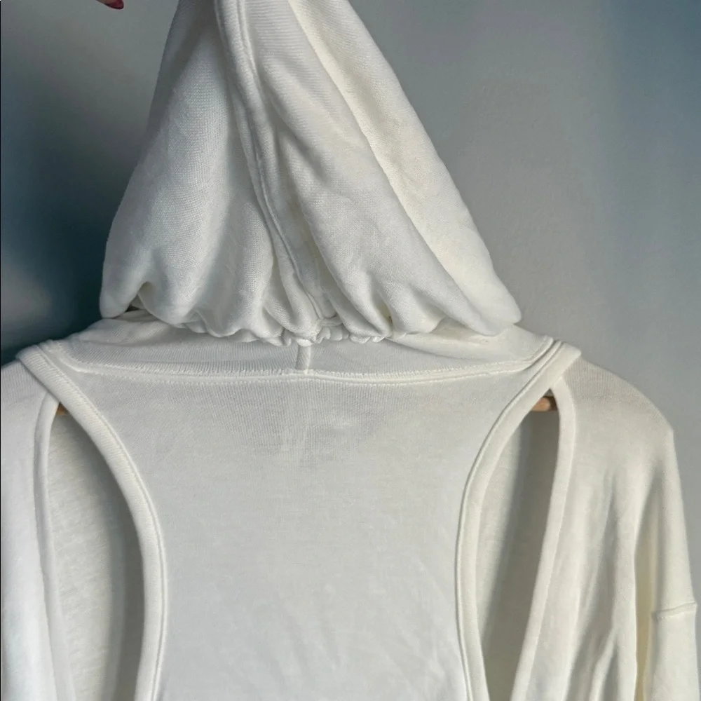 NEW Free People Movement Back Into It Cut Out Hoodie XS